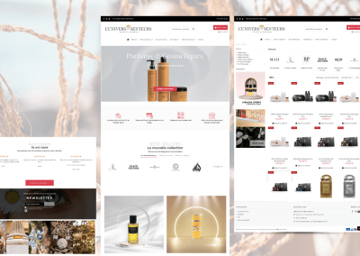 L&rsquo;univers Des Senteurs – Site internet